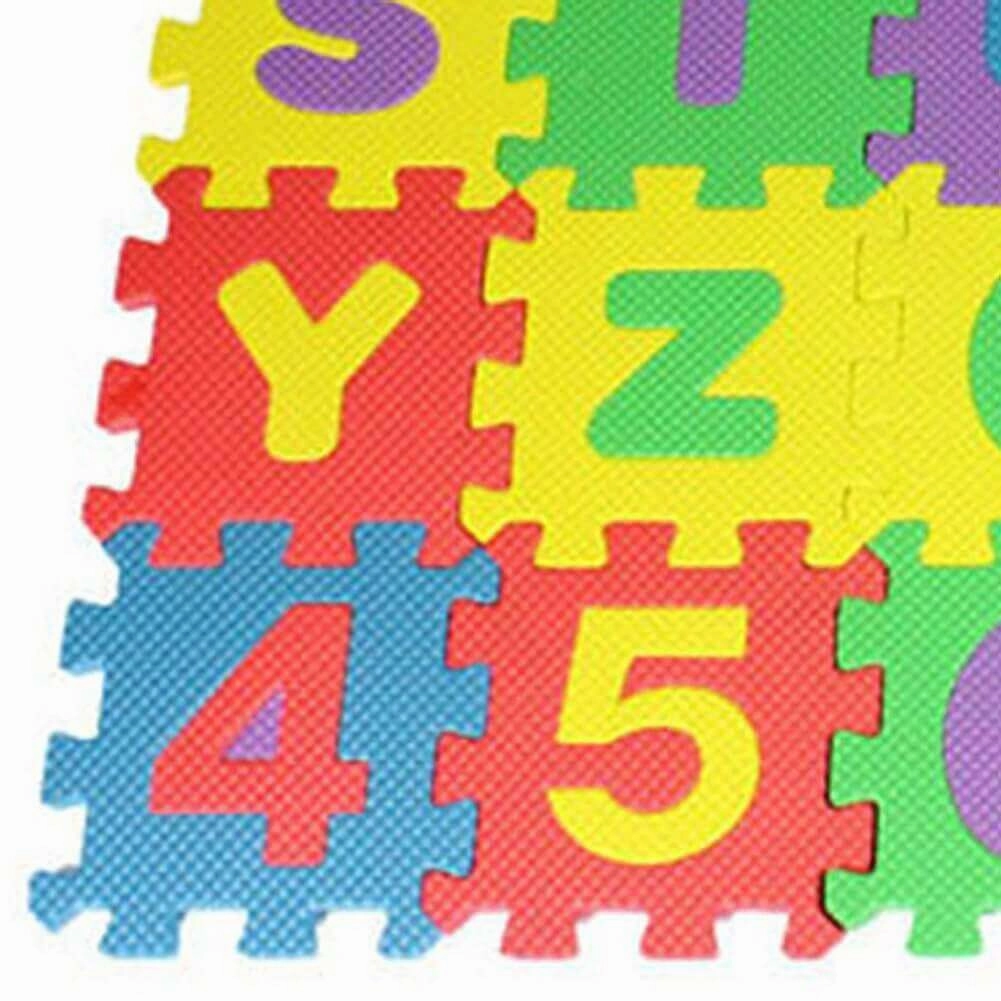 Digital Puzzle Toys - Alphabet and Number Learning Foam Tiles