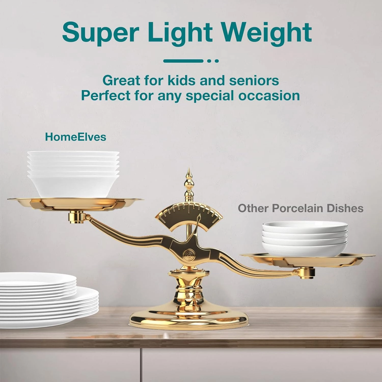 Dinnerware Set, HomeElves 18-PCS Kitchen Opal Dishes Set Service for 6, Lightweight Glass Plates and Bowls Set, Break and Chip Resistant, Safety for Microwave & Dishwasher, Round