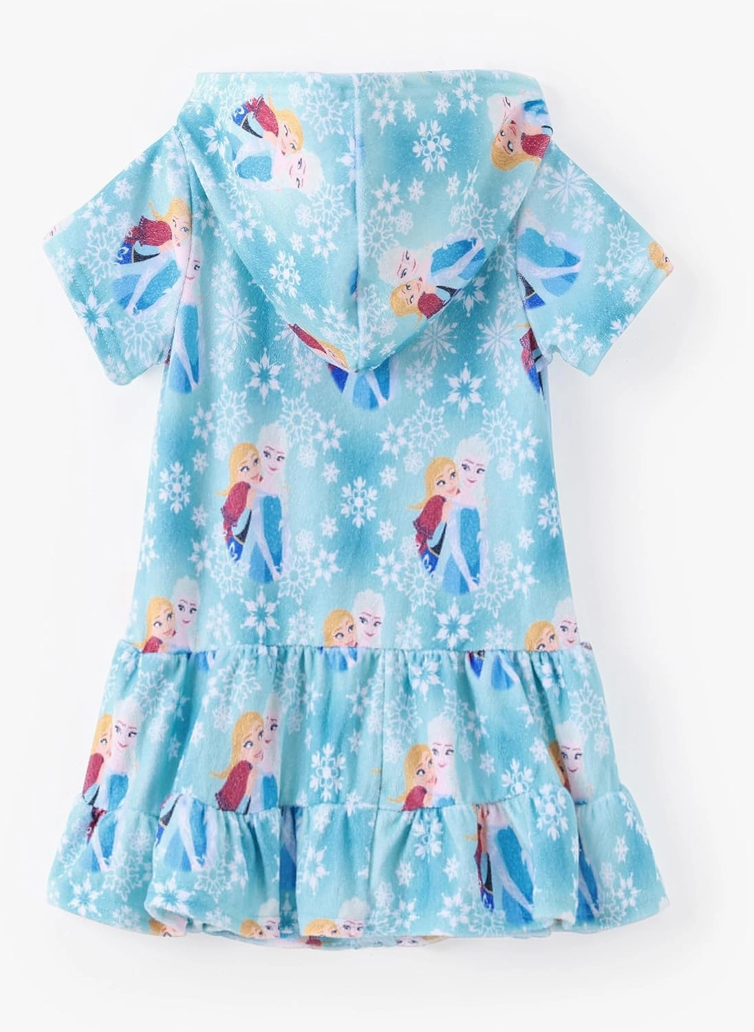 Disney Princess Frozen Stitch Minnie Girl Swim Cover Up Swimwear Terry Cloth Swimsuit Coverup Zip-up Bathing Suit Wrap Hooded