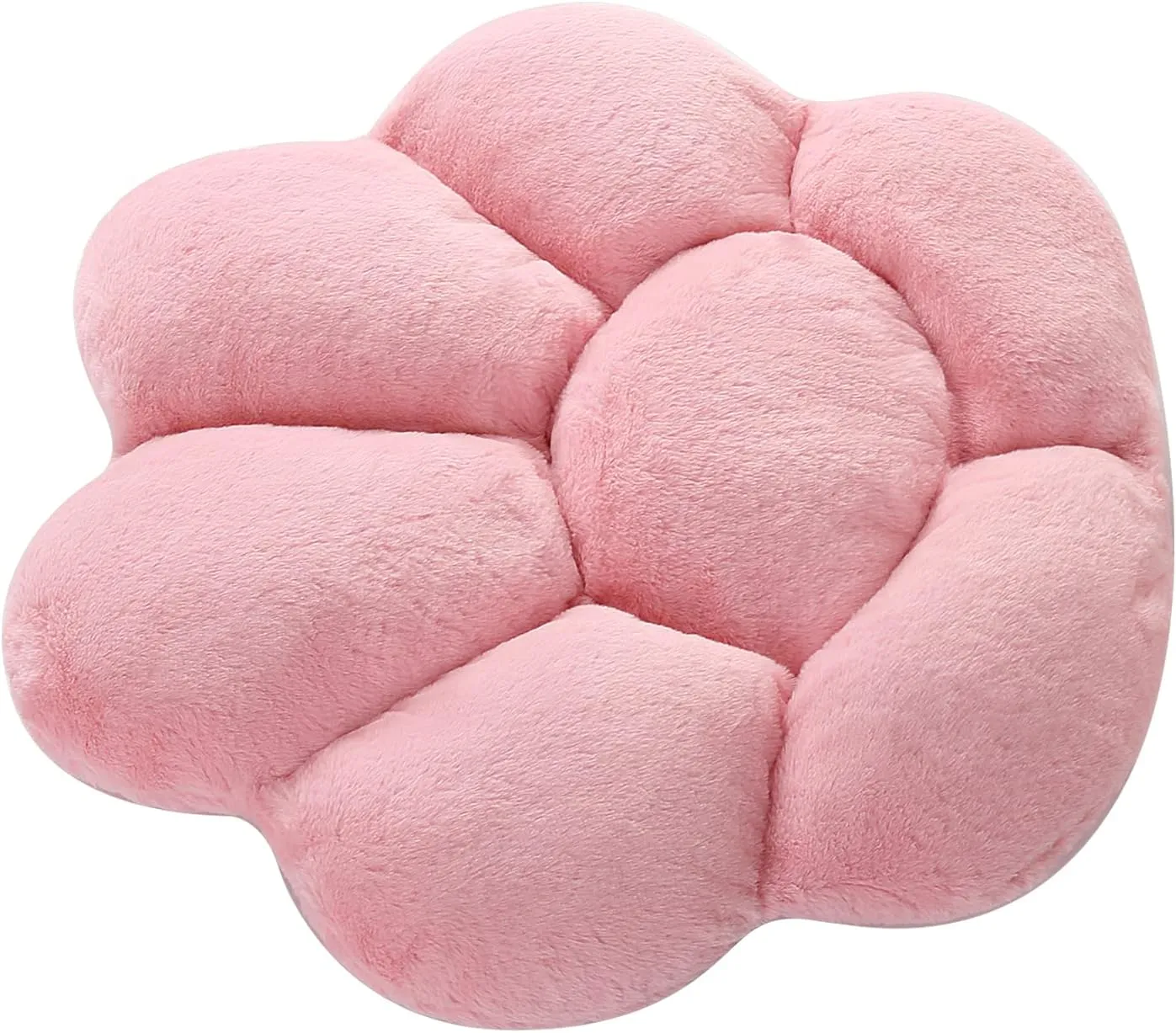 Ditucu Cat Paw Cushion Kawaii Chair Cushions 27.5 x 23.6 inch Cute Stuff Seat Pad Comfy Lazy Sofa Office Floor Pillow for Gaming Chairs Room Decor Pink