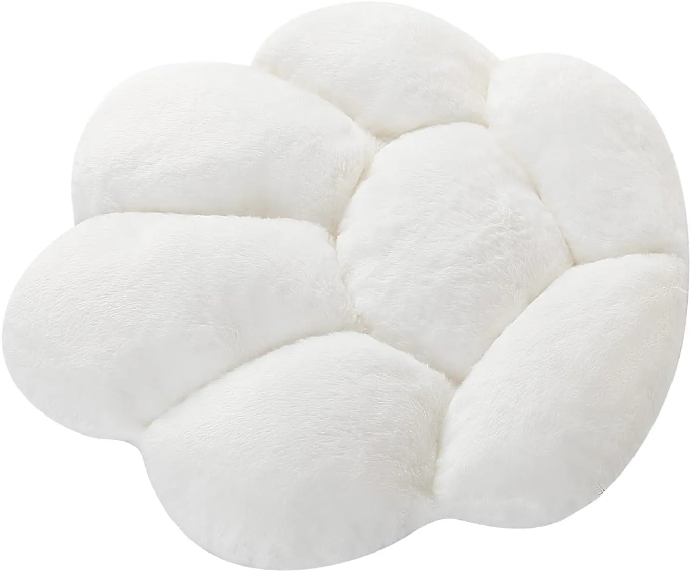 Ditucu Cat Paw Cushion Kawaii Chair Cushions 27.5 x 23.6 inch Cute Stuff Seat Pad Comfy Lazy Sofa Office Floor Pillow for Gaming Chairs Room Decor White