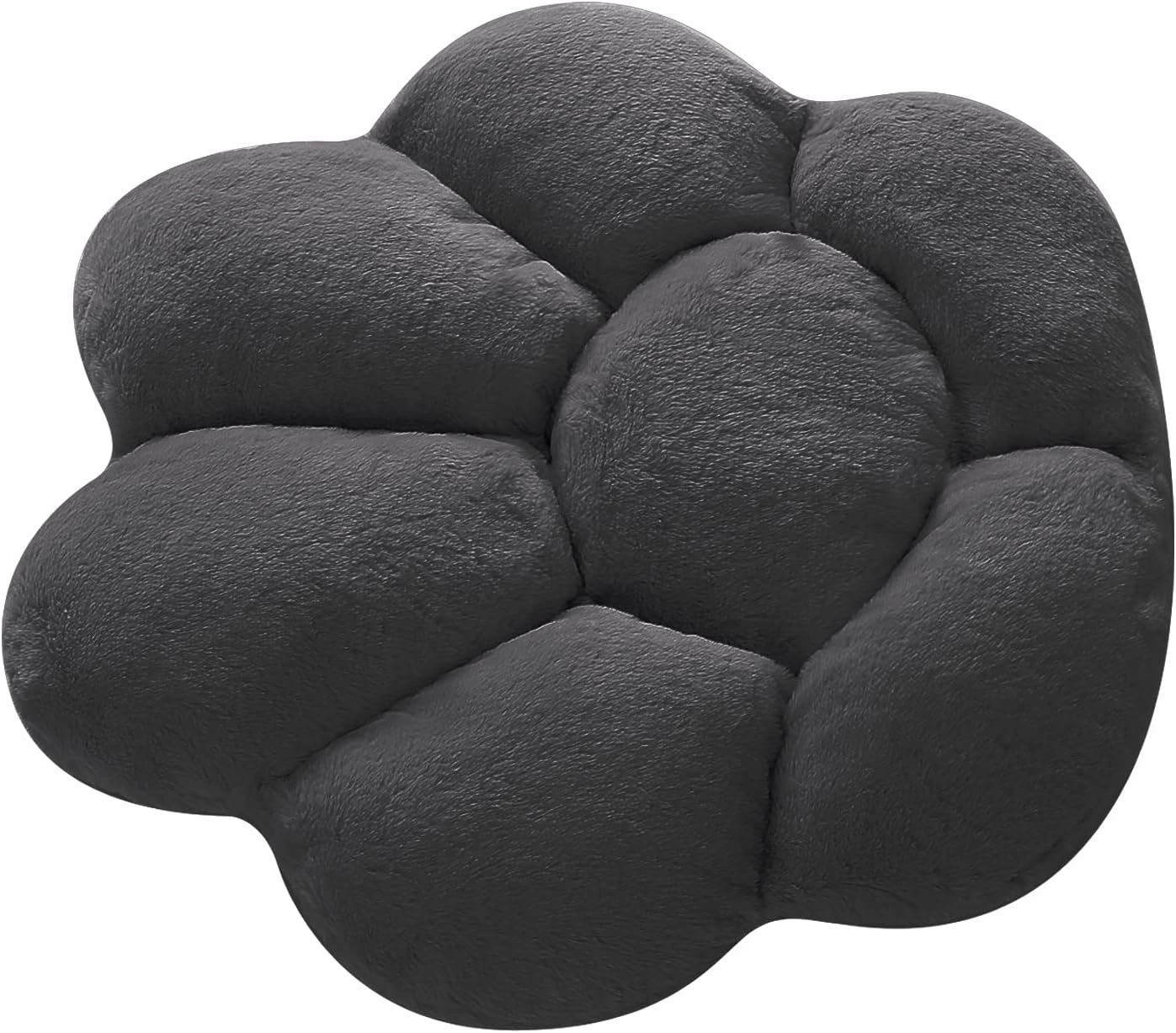 Ditucu Cat Paw Cushion Kawaii Chair Cushions 27.5 x 23.6 inch Cute Stuff Seat Pad Comfy Lazy Sofa Office Floor Pillow for Gaming Chairs Room Decor Black