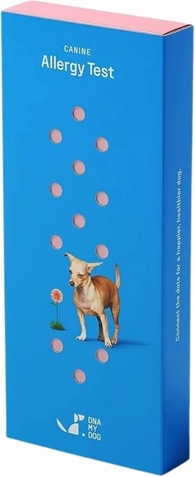 Dna My Dog – Canine Allergy Test | Analysis of 120  Allergens | Not a Fur Test, Cheek Swab | Food, Environmental and Household Items | Results in 3 Weeks | Includes Allergy Report & Recommendations