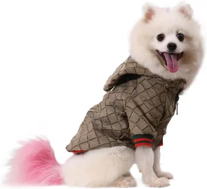 Dog Hoodie Luxury Dog Clothes Winter Puppy Jacket Classic Designer Pet Clothes Coat French Bulldog Teddy Pug