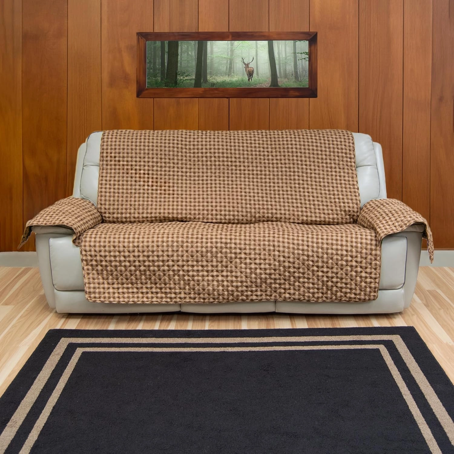 Donna Sharp Green Forest Oversize Sofa Cover