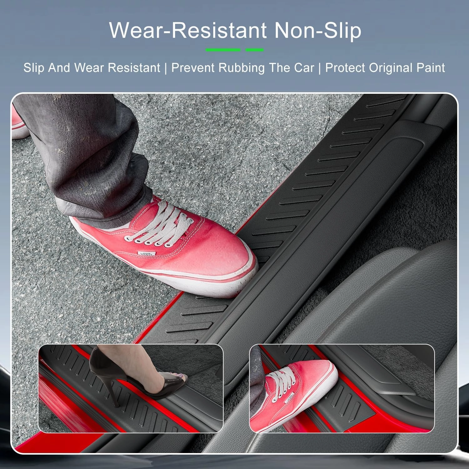 Door Sill Protector Compatible with 2016-2025 Dodge Durango Door Entry Guard Sill Guard Entry Protector Replacement for 2016-2025 Dodge Durango Accessories