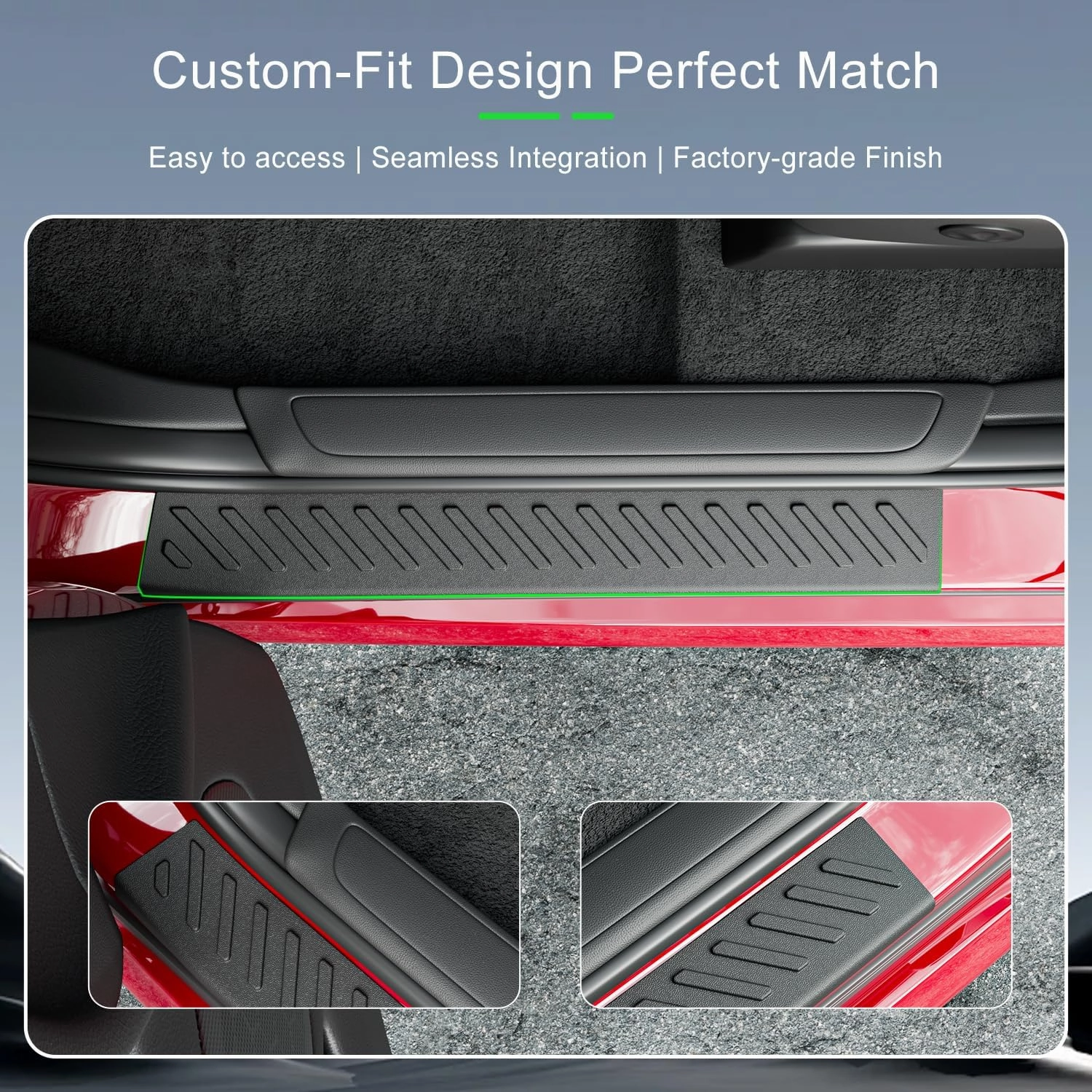 Door Sill Protector Compatible with 2016-2025 Dodge Durango Door Entry Guard Sill Guard Entry Protector Replacement for 2016-2025 Dodge Durango Accessories
