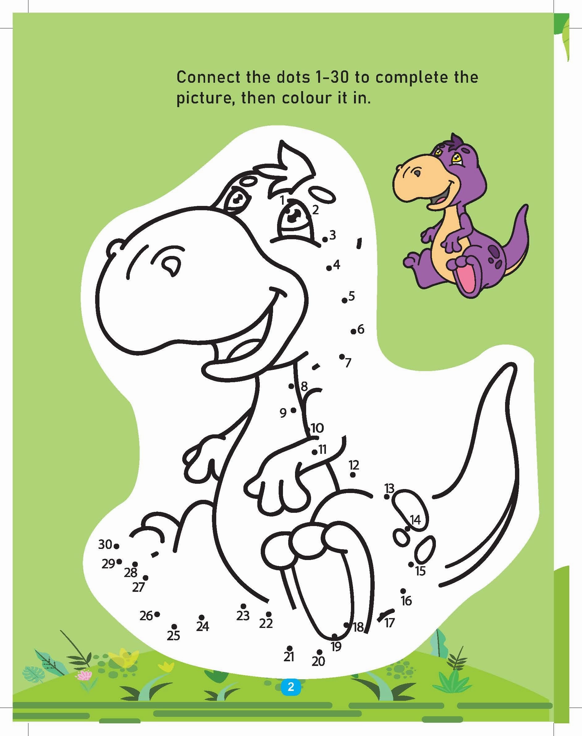 Dreamland Dinosaur Activity and Colouring - An Activity Book for Kids Ages 2 