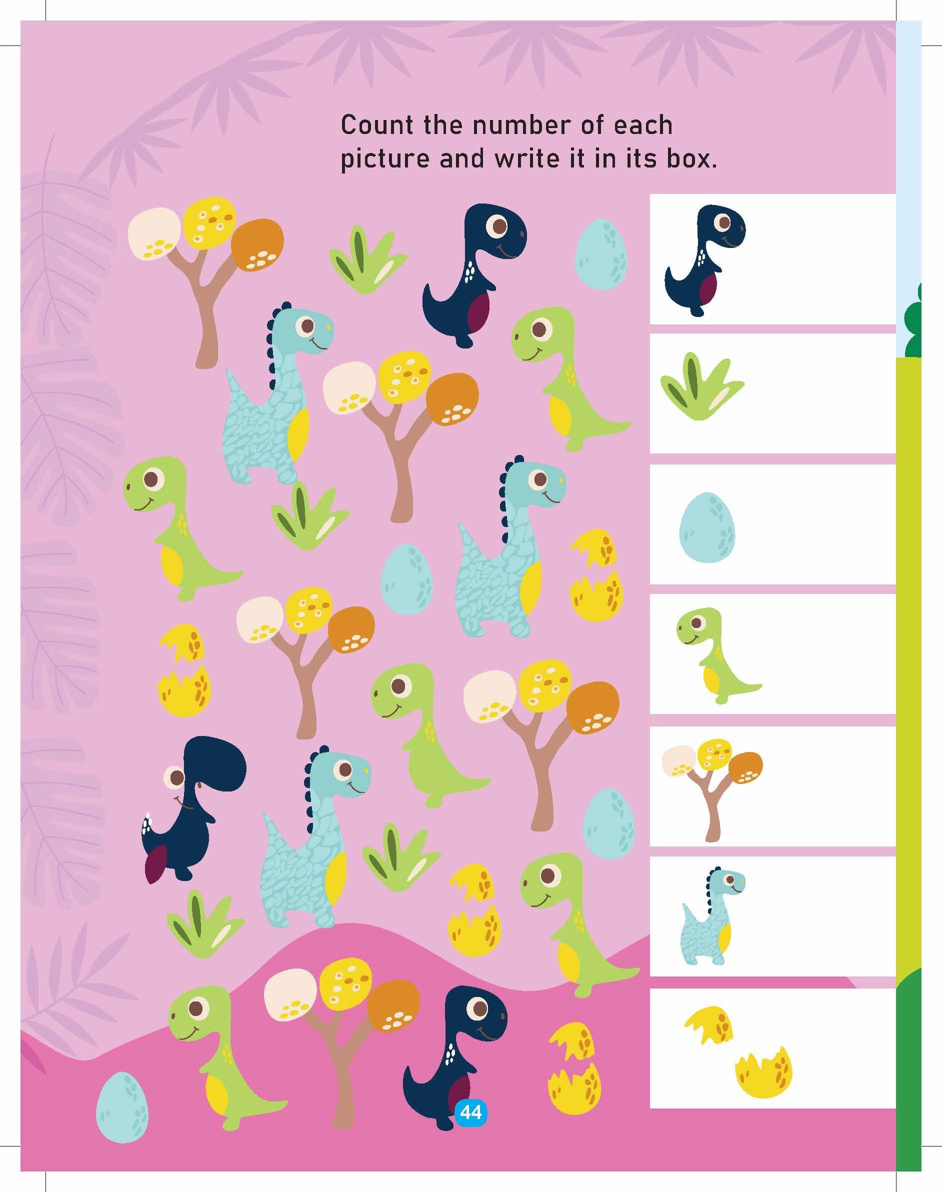 Dreamland Dinosaur Activity and Colouring - An Activity Book for Kids Ages 2 