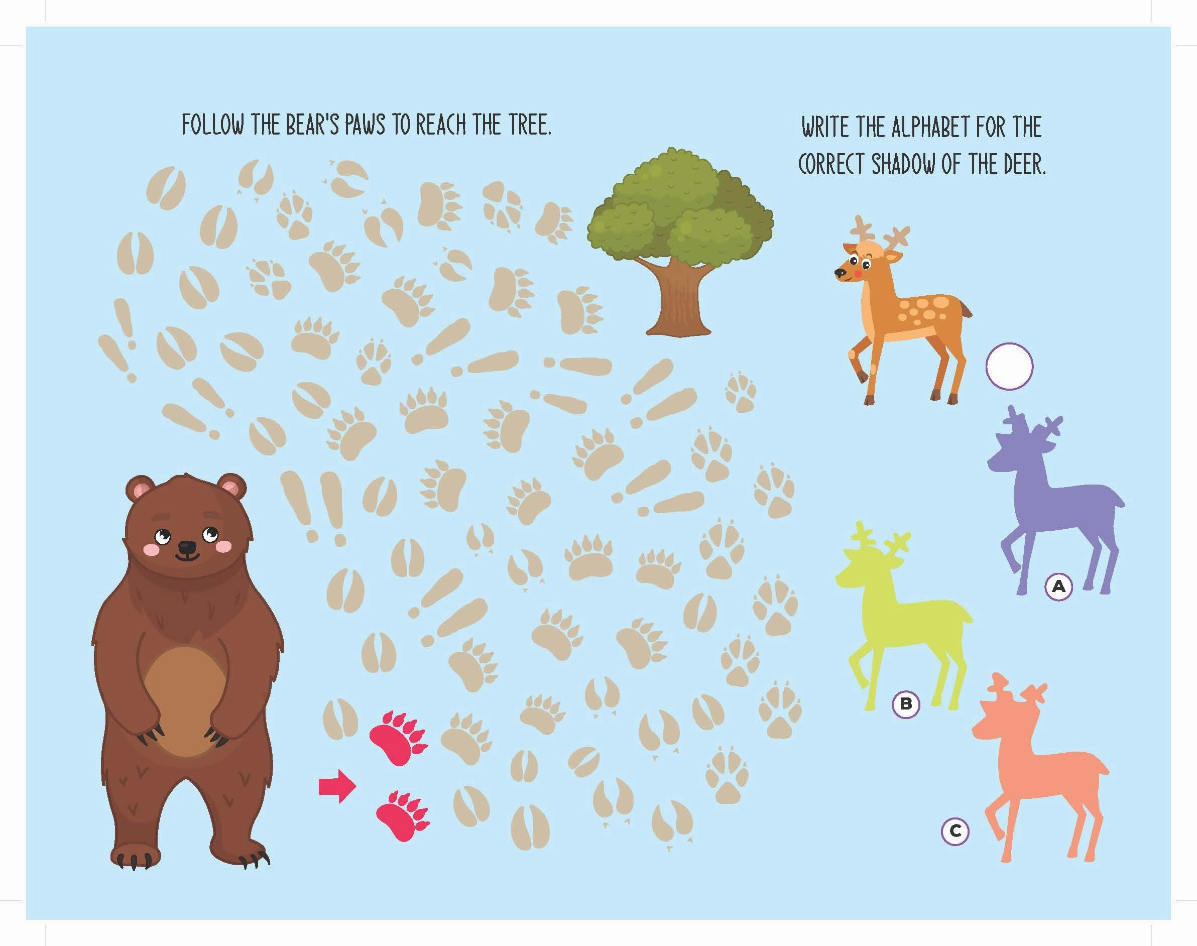 Dreamland Fun with Animals - An Activity & Colouring Book for Kids Ages 3 