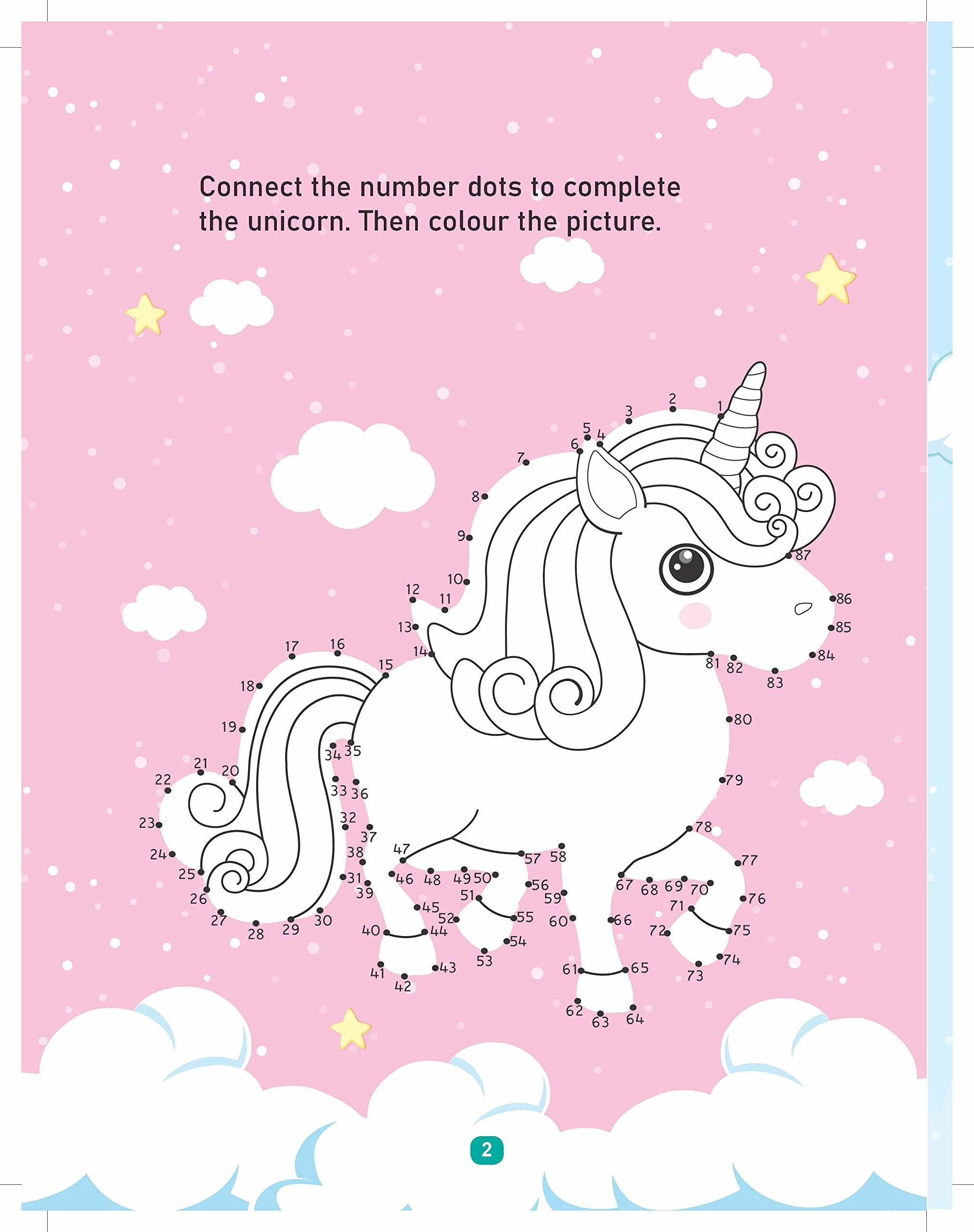 Dreamland Unicorn Activity and Colouring - An Activity Book for Kids Ages 2 