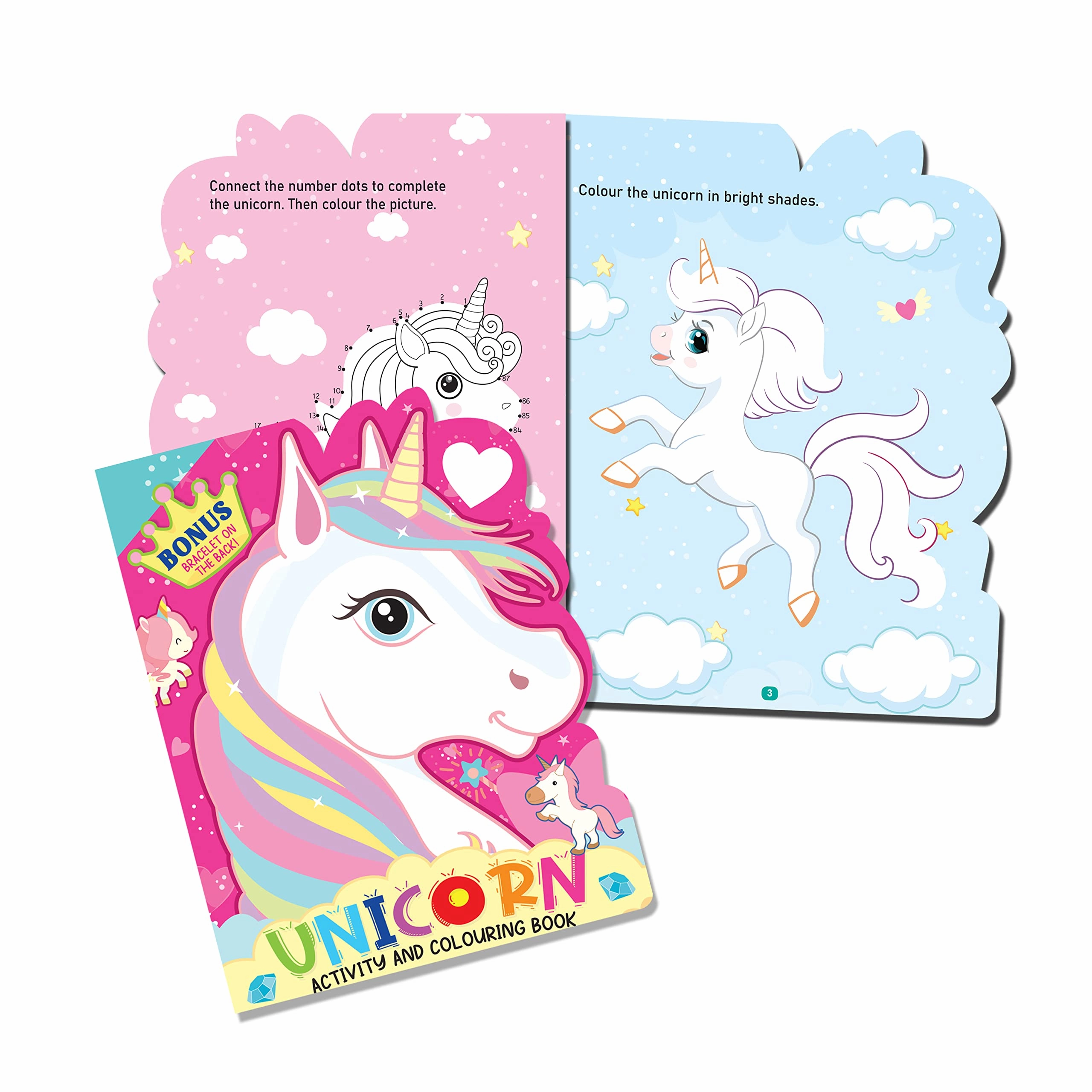 Dreamland Unicorn Activity and Colouring - An Activity Book for Kids Ages 2 