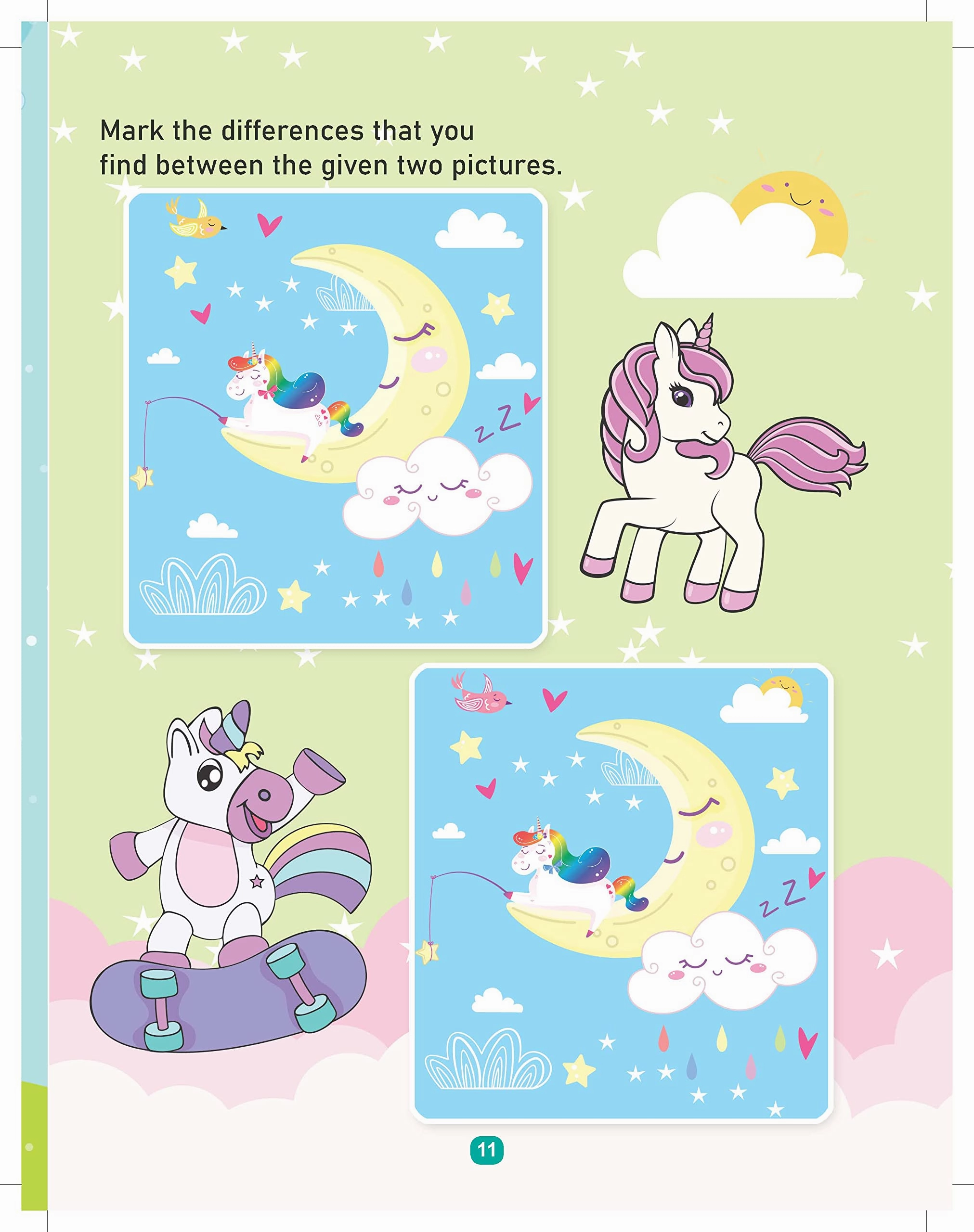 Dreamland Unicorn Activity and Colouring - An Activity Book for Kids Ages 2 