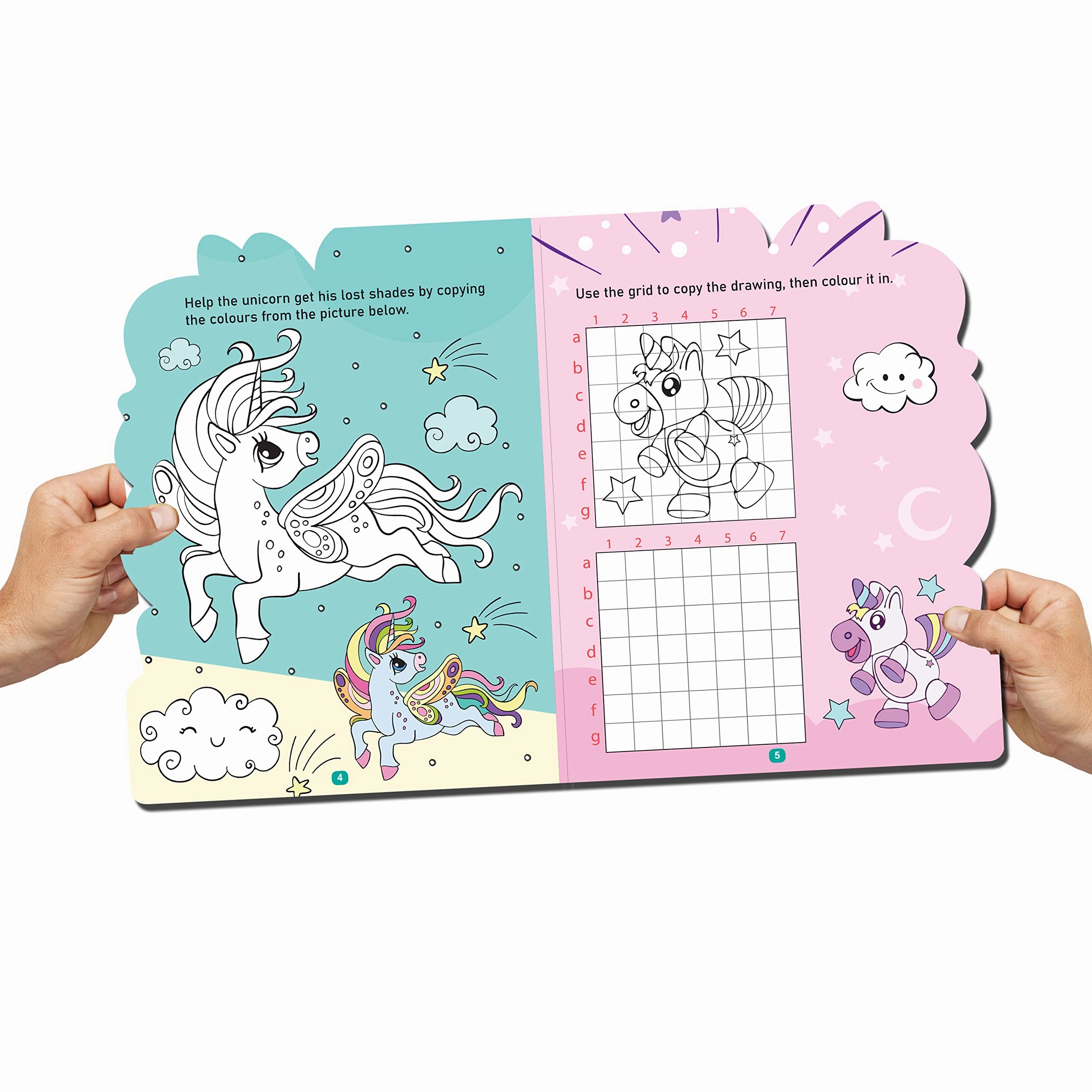 Dreamland Unicorn Activity and Colouring - An Activity Book for Kids Ages 2 