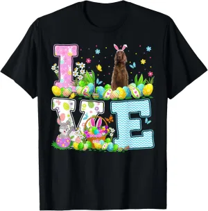 Easter Egg Hunting Love Irish Setter Dog Easter Sunday T-Shirt