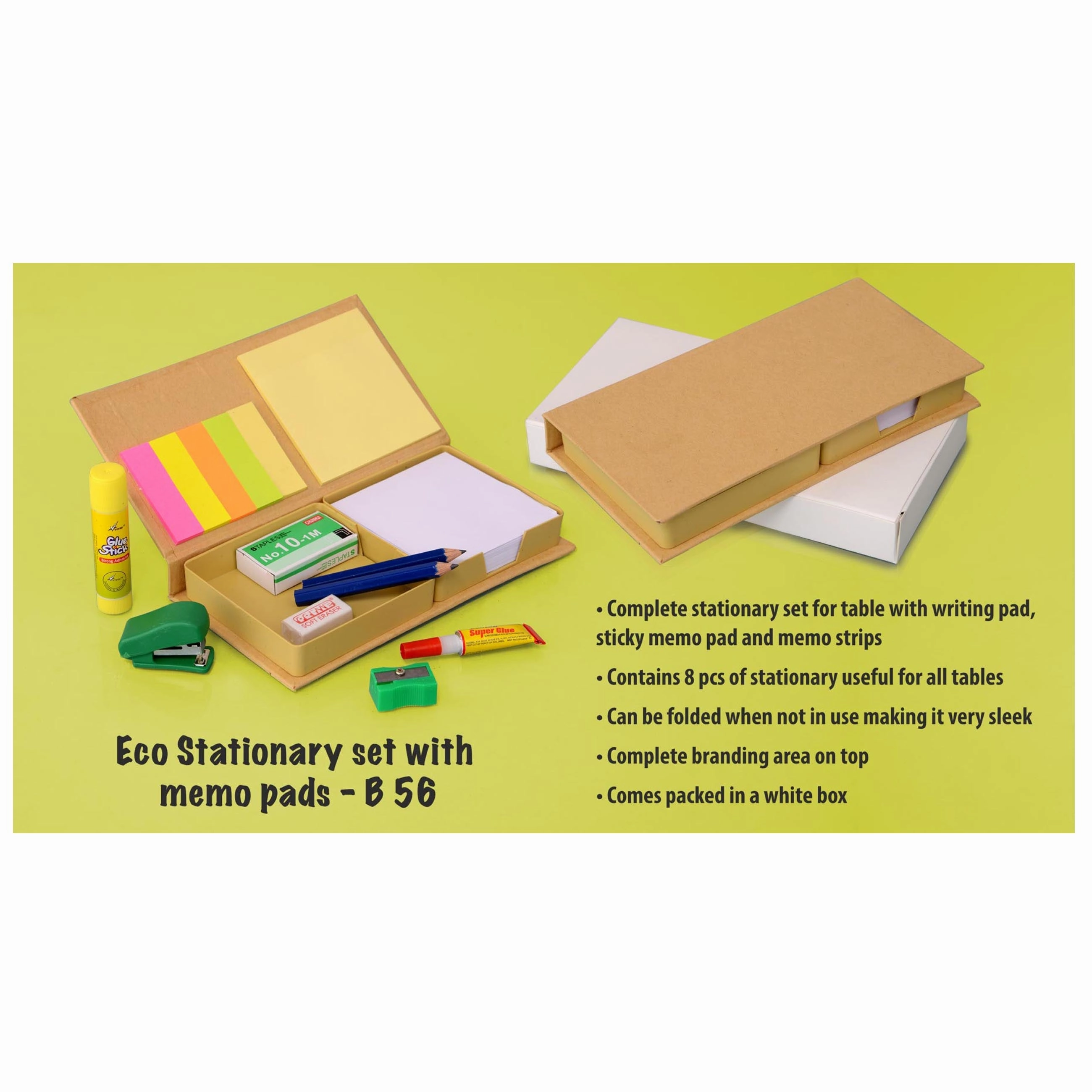 Eco Stationary Set with Memo Pads - B 56