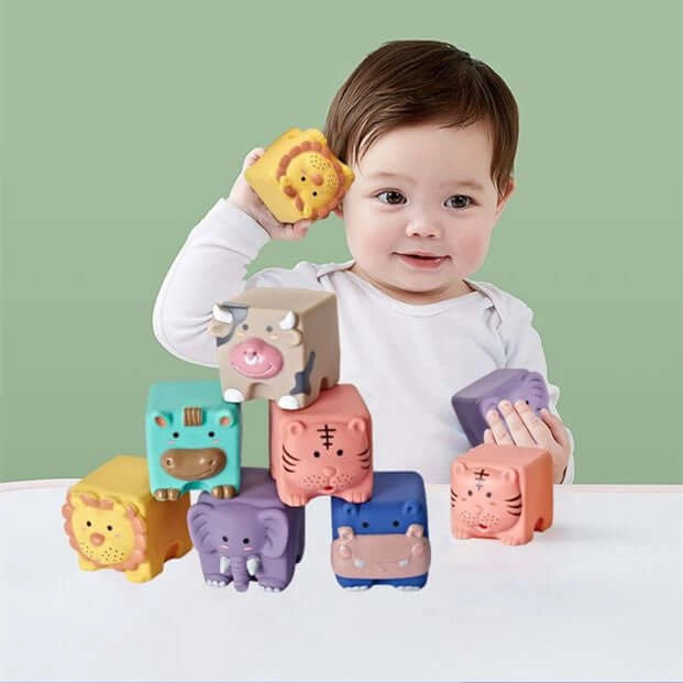 EcoWonder Soft Touch Cognitive Blocks Toy Set