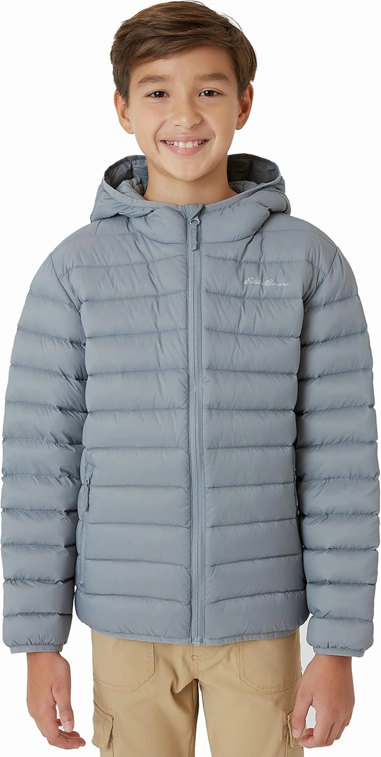 Eddie Bauer Boys' Jacket - CirrusLite Weather Resistant Down Coat for Boys - Insulated Quilted Bubble Puffer (3-20)