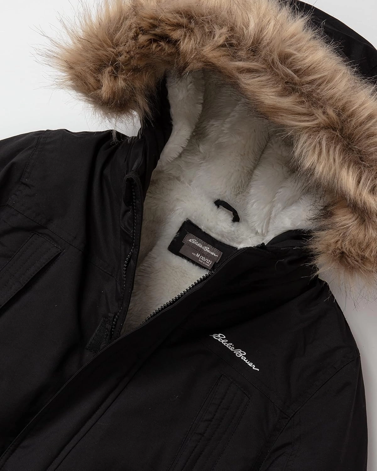 Eddie Bauer Boys' Winter Coat – Waterproof Heavyweight Down Parka Jacket with Faux Fur Hood (3-20)