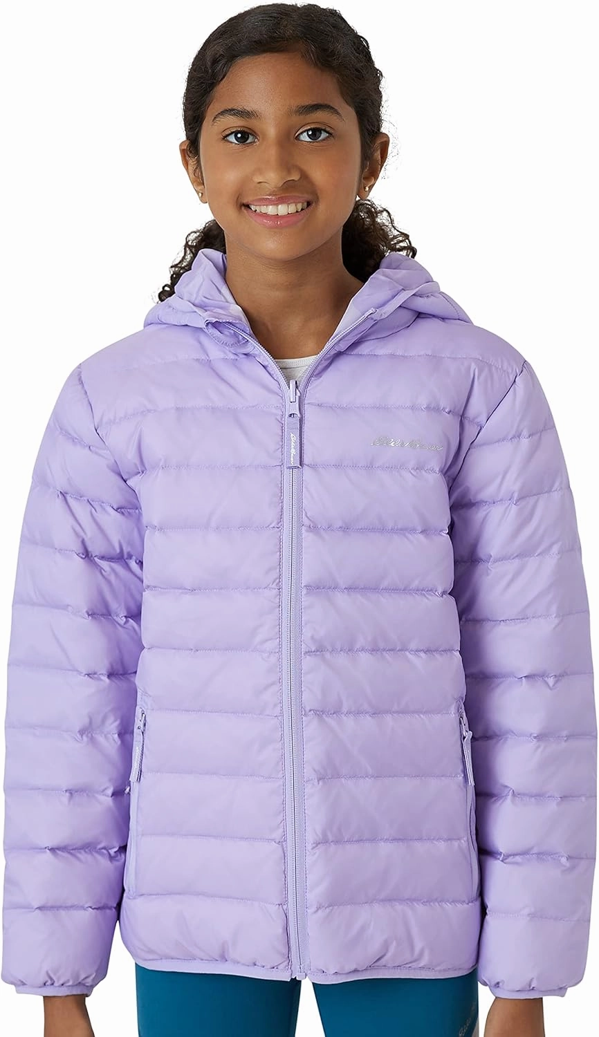 Eddie Bauer Girls' Jacket - CirrusLite Weather Resistant Down Coat for Girls - Insulated Quilted Bubble Puffer (3-20)