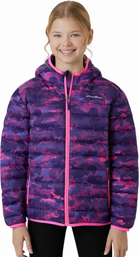Eddie Bauer Girls' Jacket - CirrusLite Weather Resistant Down Coat for Girls - Insulated Quilted Bubble Puffer (3-20)