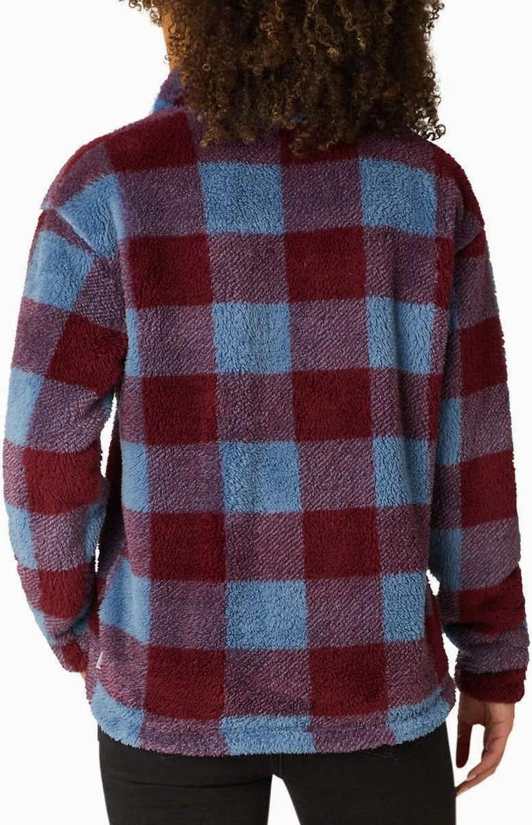 Eddie Bauer Women's Ultra Soft Fleece 1/4 Zip Long Sleeve Pullover Top