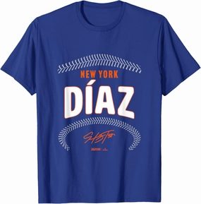 Edwin Diaz New York Baseball Name & Number (Front & Back) T-Shirt