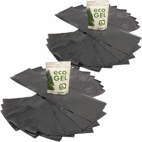 Emergency Zone Eco Gel and Liner Refill Set. Pack of 2
