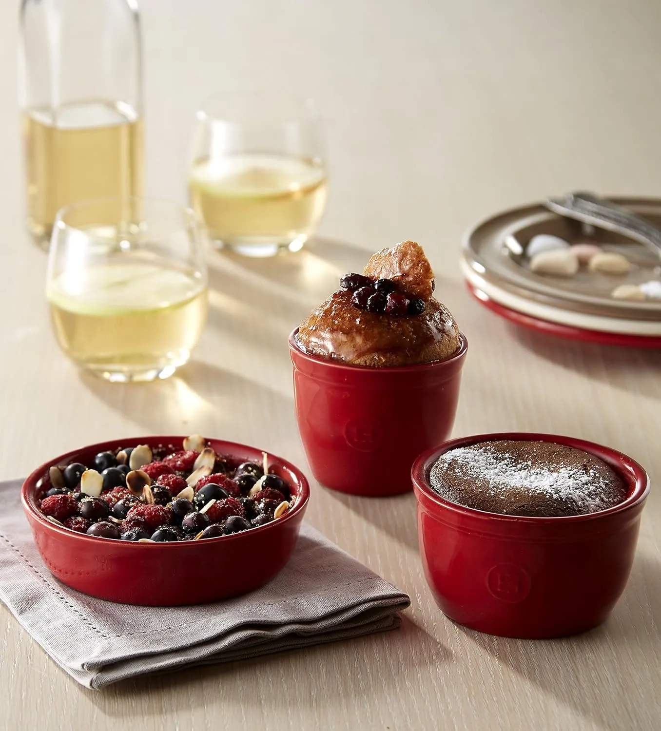 Emile Henry Creme Brulee Dish, Clay