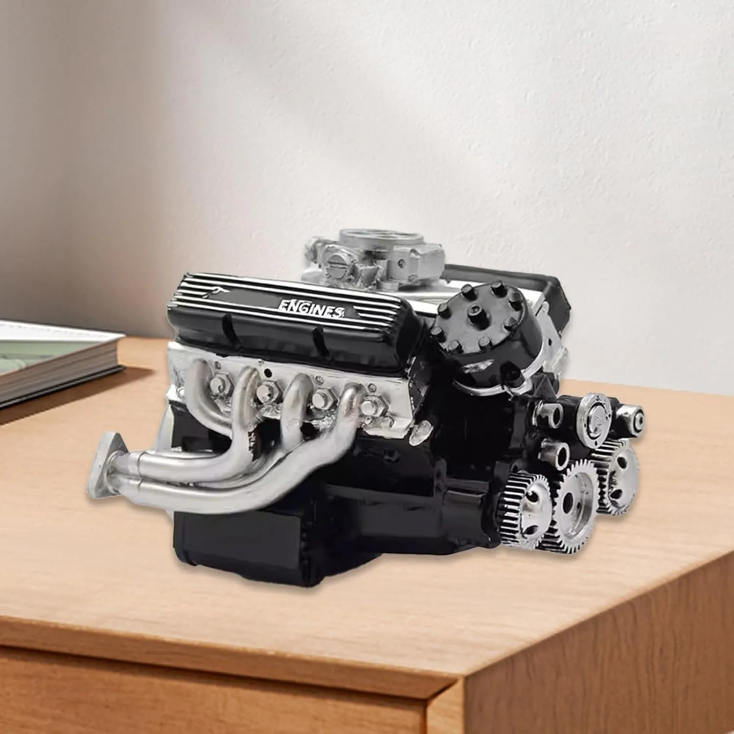 Engine Building Kit | Engine Kit Toy,Creative Resin Craft Desk Ornament for Display Home Garage Birthday Education Classroom Workshop Collector Workplace