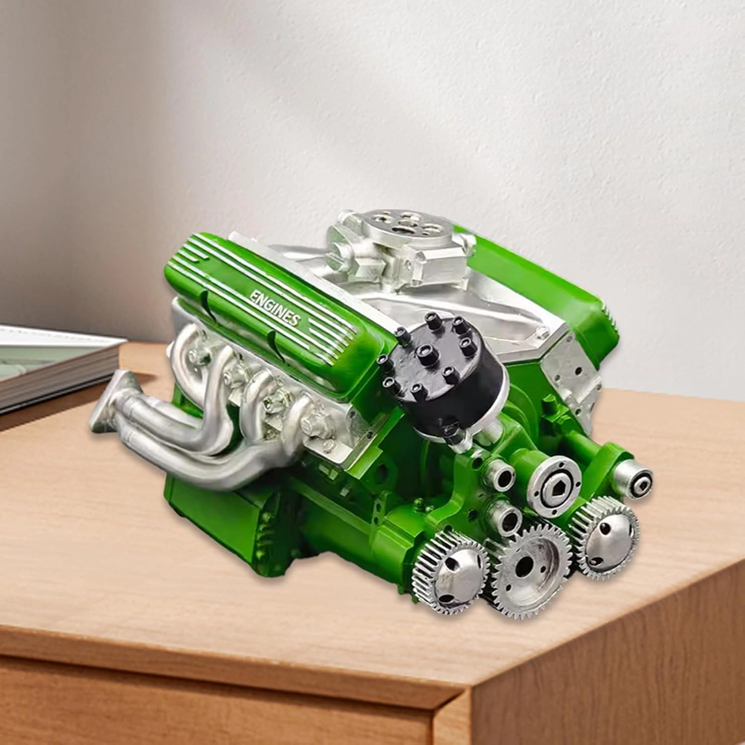Engine Kits for Adults - Engine Kit Toy,Creative Resin Craft Desk Ornament for Display Home Garage Birthday Education Classroom Workshop Collector Workplace