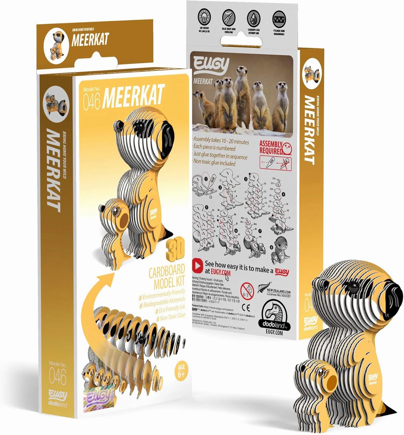 Eugy Meerkat 3D Model