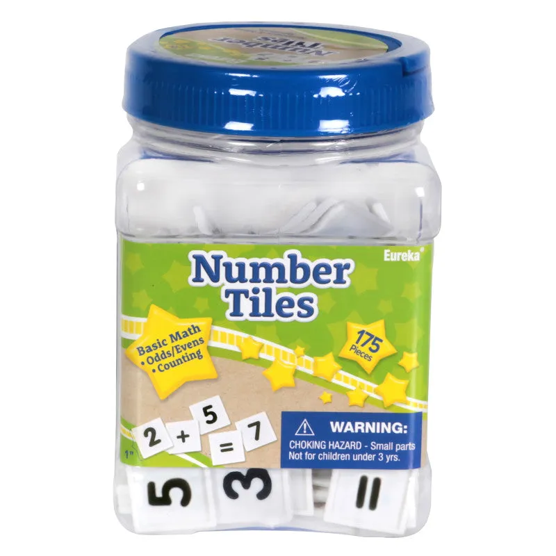 Eureka Tub of Number Tiles Manipulatives (EU 867430)