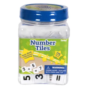 Eureka Tub of Number Tiles Manipulatives (EU 867430)