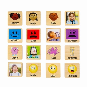 Excellerations Build and Match Emotions Block Set 1-16 Blocks