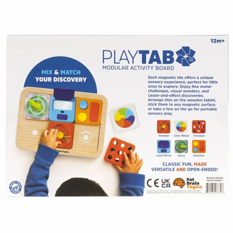 Fat Brain Toy Co - Playtab Essentials Modular Activity Board