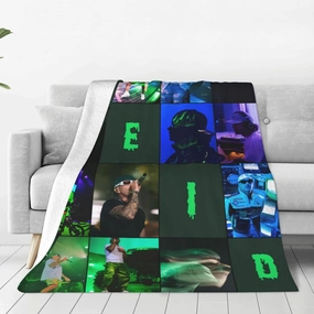 Feidss Musics Ferxxos Fleece Throw Blanket Flannel Air Conditioning Quilt for Couch Camping Travel 40"x30"