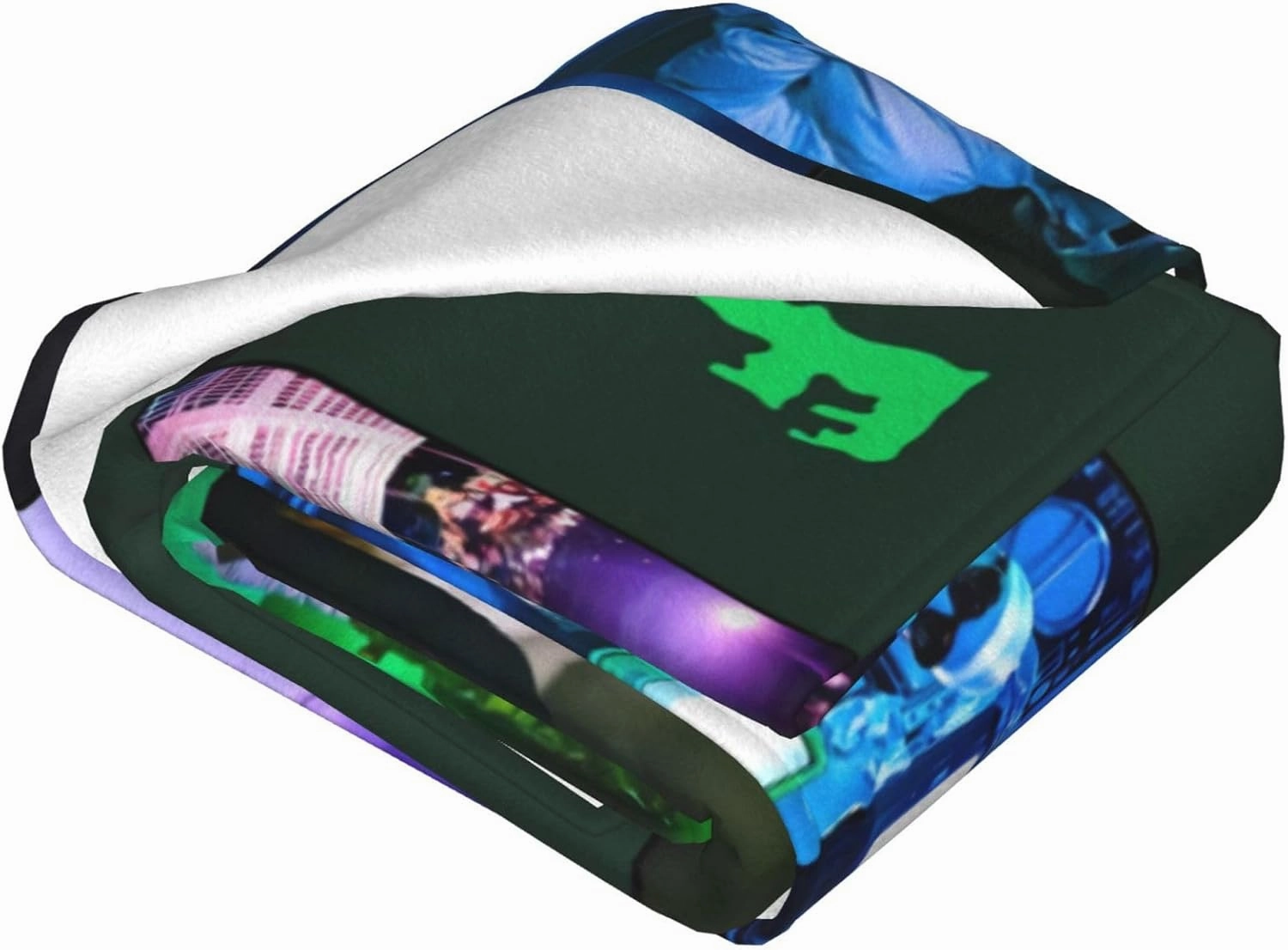 Feidss Musics Ferxxos Fleece Throw Blanket Flannel Air Conditioning Quilt for Couch Camping Travel 40"x30"