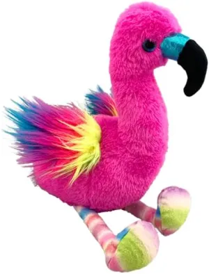 Fiona The Flamingo 8 inch Plush – Adorable Pink Stuffed Bird Toy, Soft Cuddly Flamingo for Toddlers & Kids, Ideal, Nursery Decoration, Travel Companion