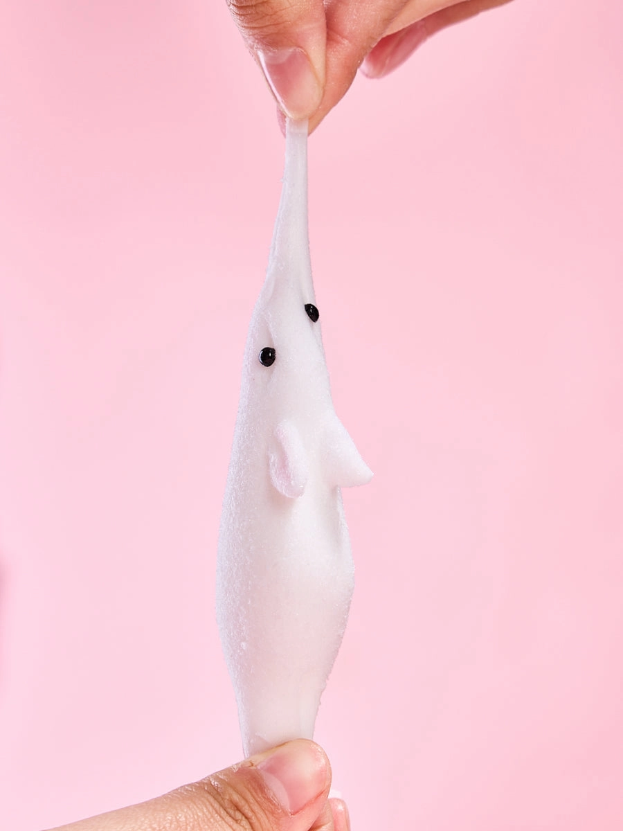 Flocked Mini Rabbit Squeeze Toy