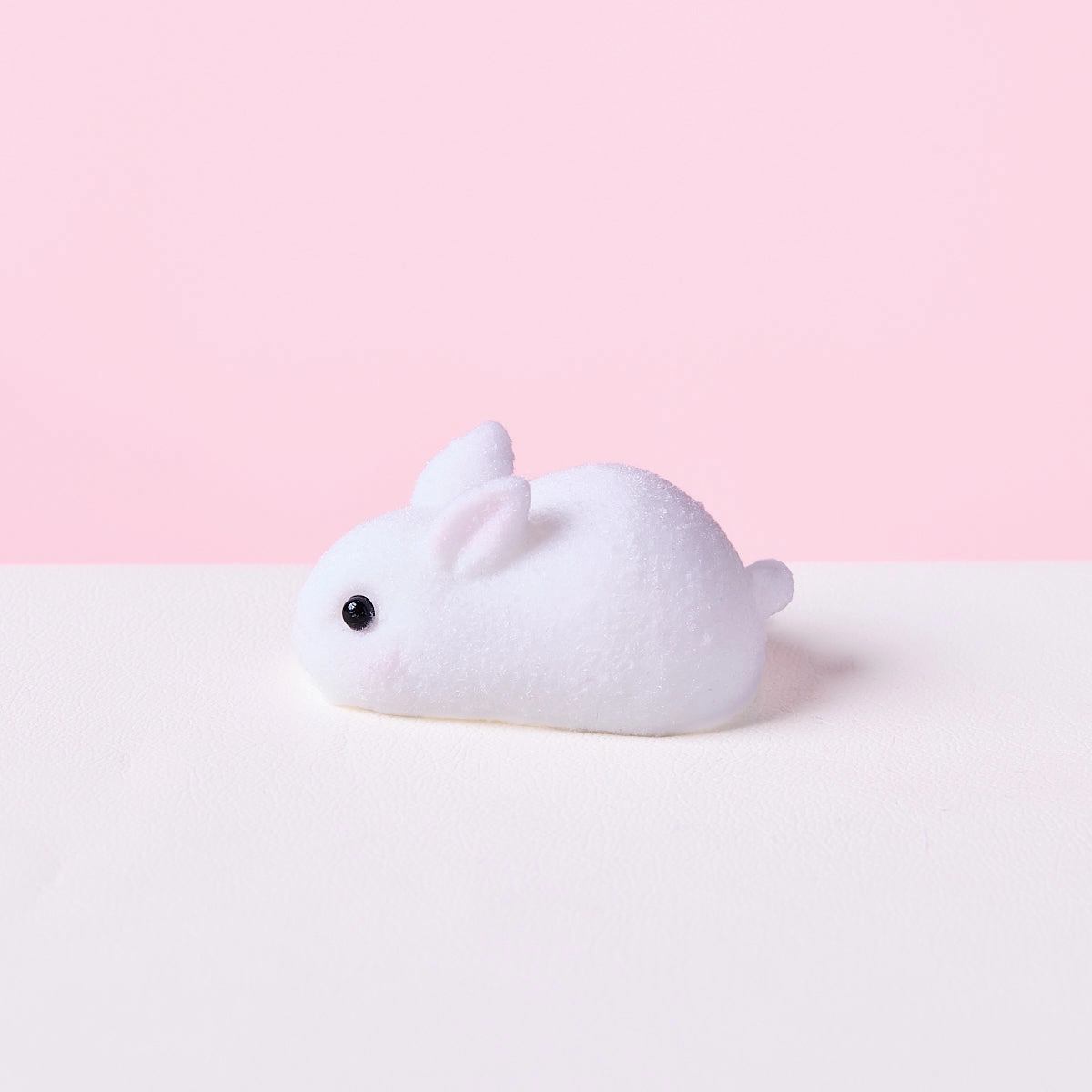 Flocked Mini Rabbit Squeeze Toy