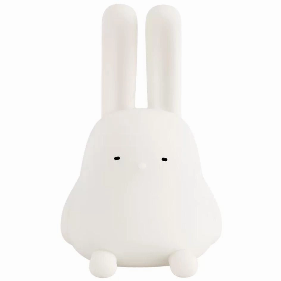 Foldable Ear Bunny Silicone Pat Night Light - Enchanting Glow and Versatile Design