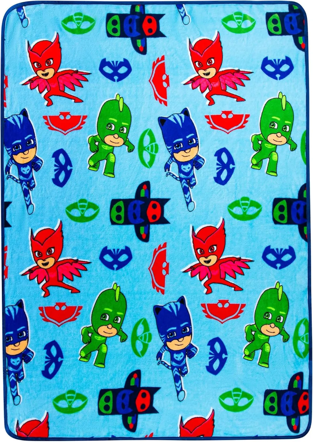 Franco Kids Bedding Super Soft Plush Throw Blanket, 46 in x 60 in, PJ Masks