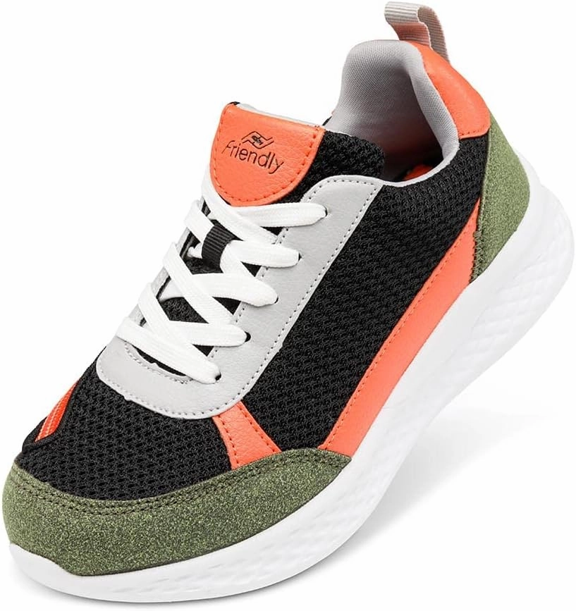 Friendly Shoes Adventure Kid's Shoe - Best AFO/SMO Compatible Orthotics Footwear - Stylish Comfort and Support