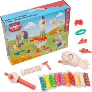 Fun Express Chicken Clay Dough Toy - Creative Children's Art Doughs Toy – Fun Craft Kit for Kids, Crafting Fun for Young Minds, Educational and Fun, Imaginative Play