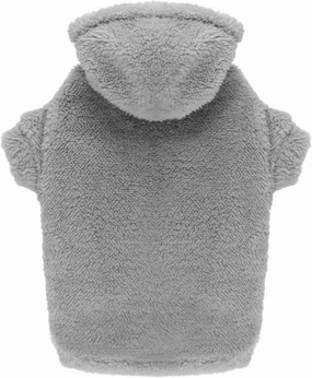 Fuzzy Dog Hoodie Dog Sweater Clothes Warm Soft Cozy Pet Coats Hooded Sweatshirt Fleece Large Sweater Pet Hoodies for Large Dogs(Grey-L)