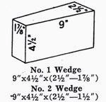 G-23 Soft Brick IFB Insulating Firebrick Wedges #1