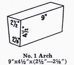 G-26 Soft Brick IFB Insulating Firebrick Arches #1