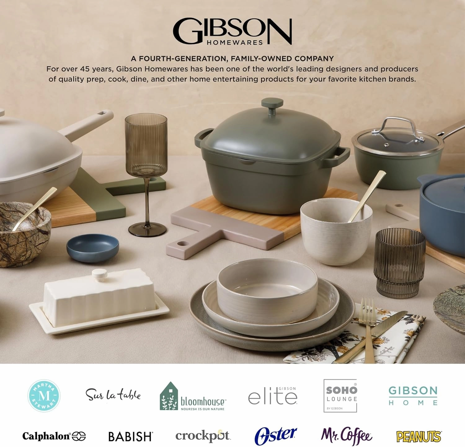 Gibson Home Rockaway 12-Piece Dinnerware Set Service for 4, Grey Matte -