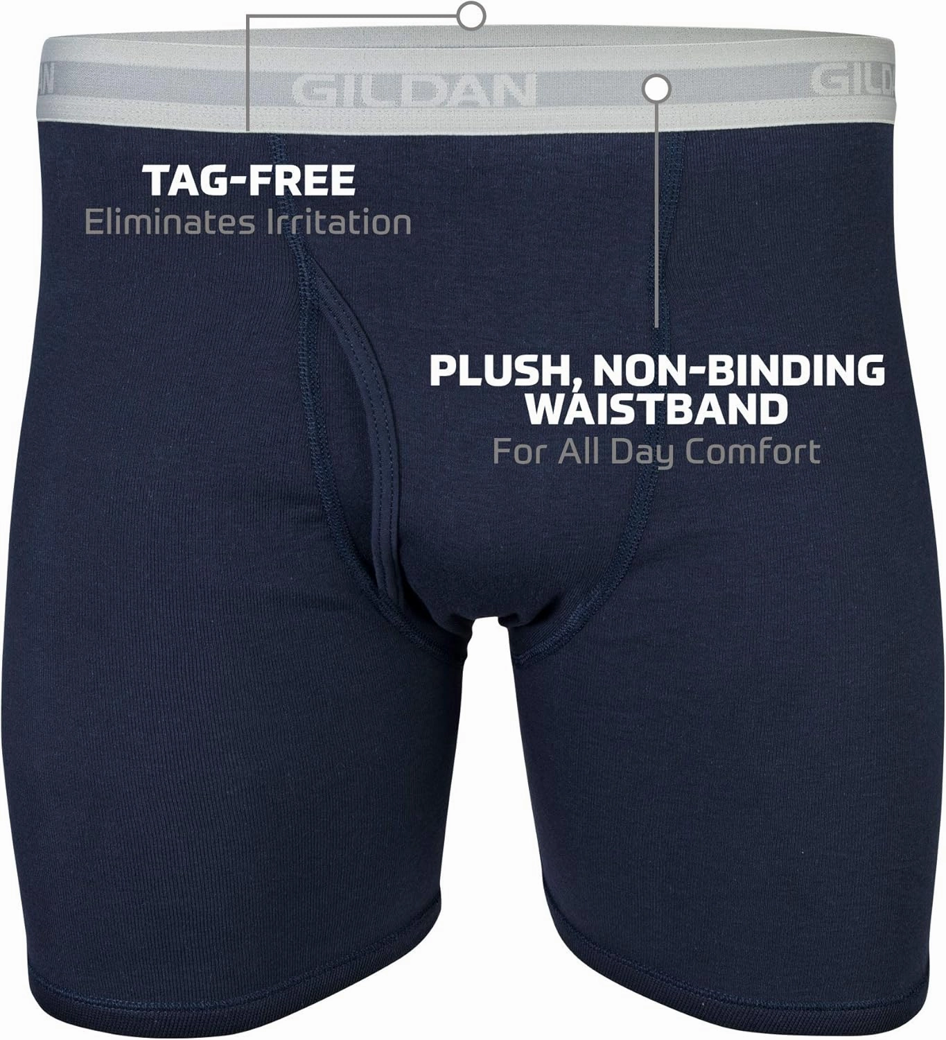 Gildan Men's Underwear Boxer Briefs, Multipack